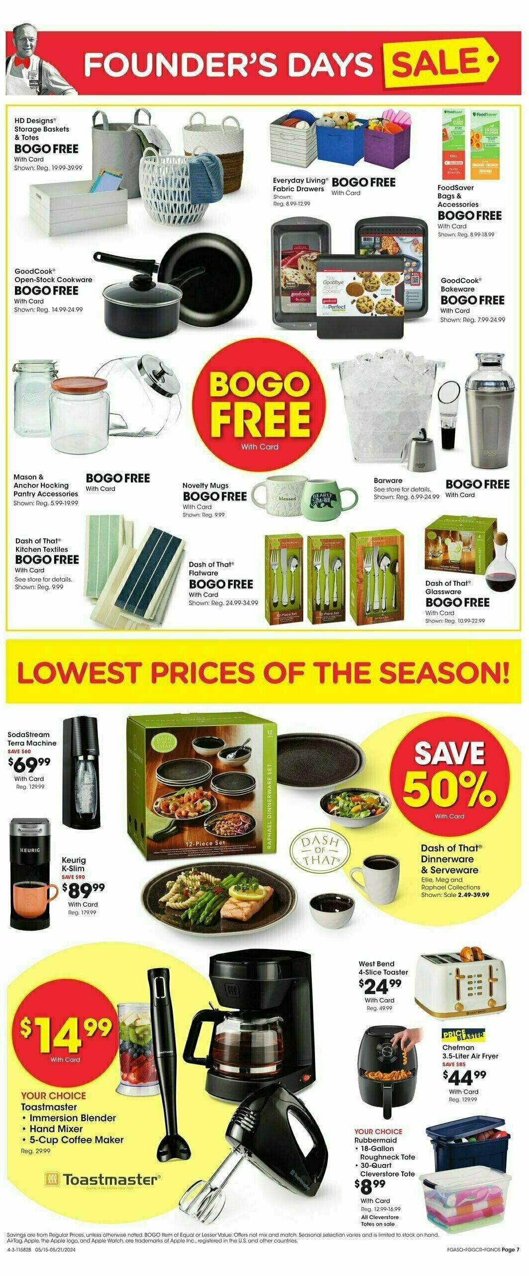 Fred Meyer Founders Day Weekly Ad from May 15