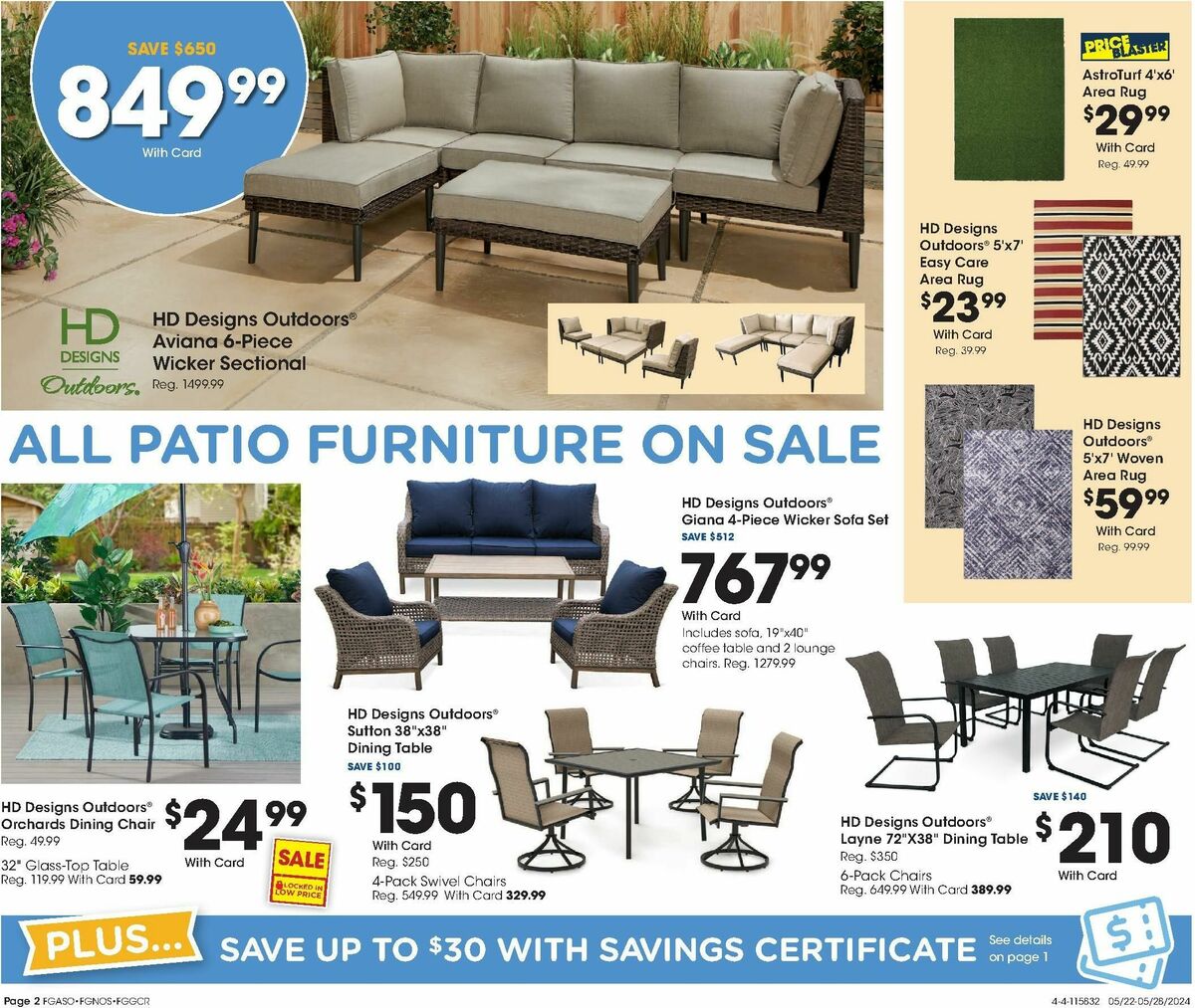 Fred Meyer General Merchandise Weekly Ad from May 22