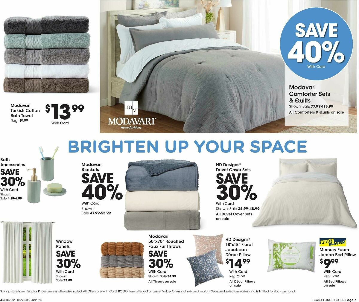 Fred Meyer General Merchandise Weekly Ad from May 22