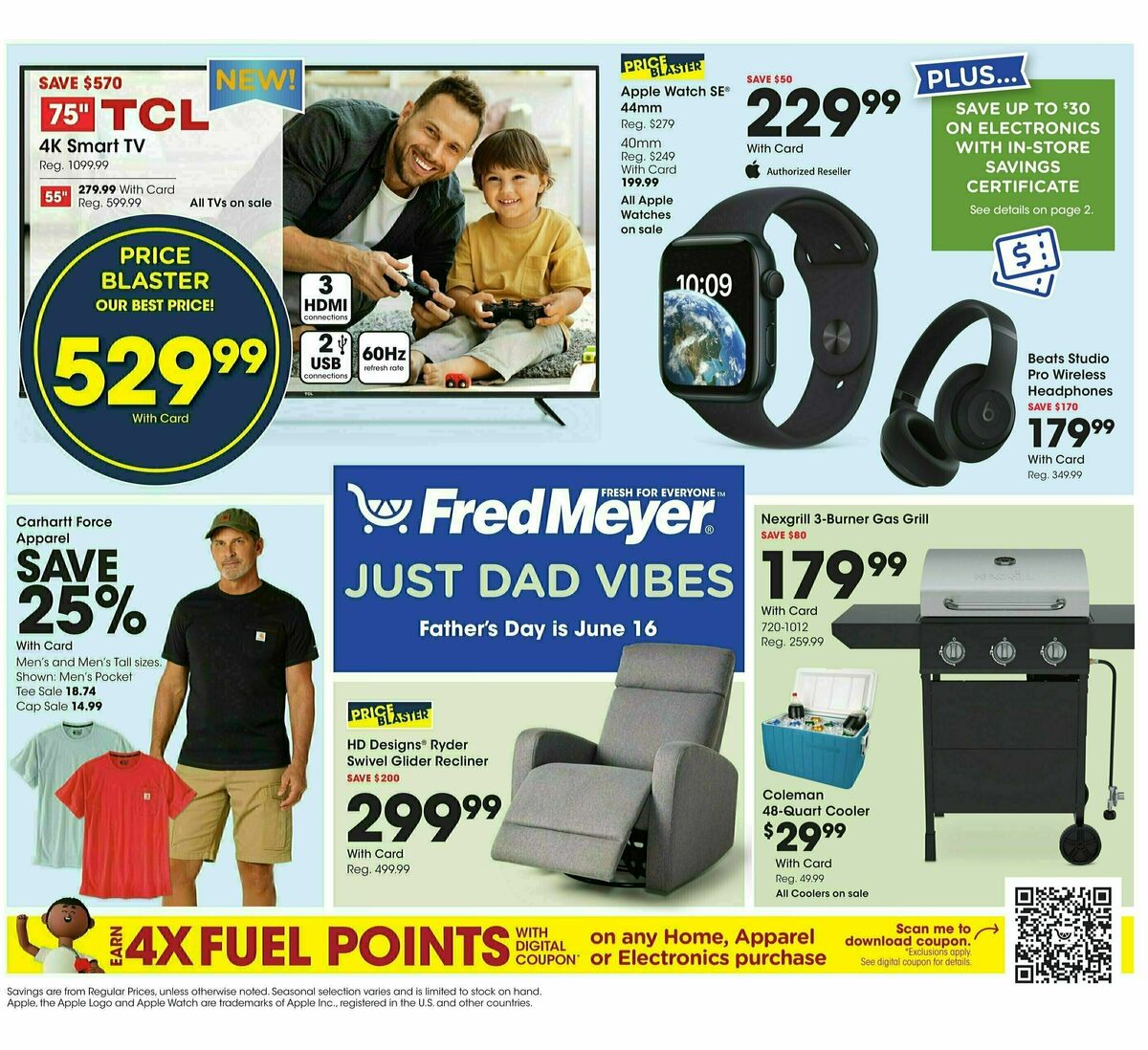 Fred Meyer General Merchandise Weekly Ad from June 12