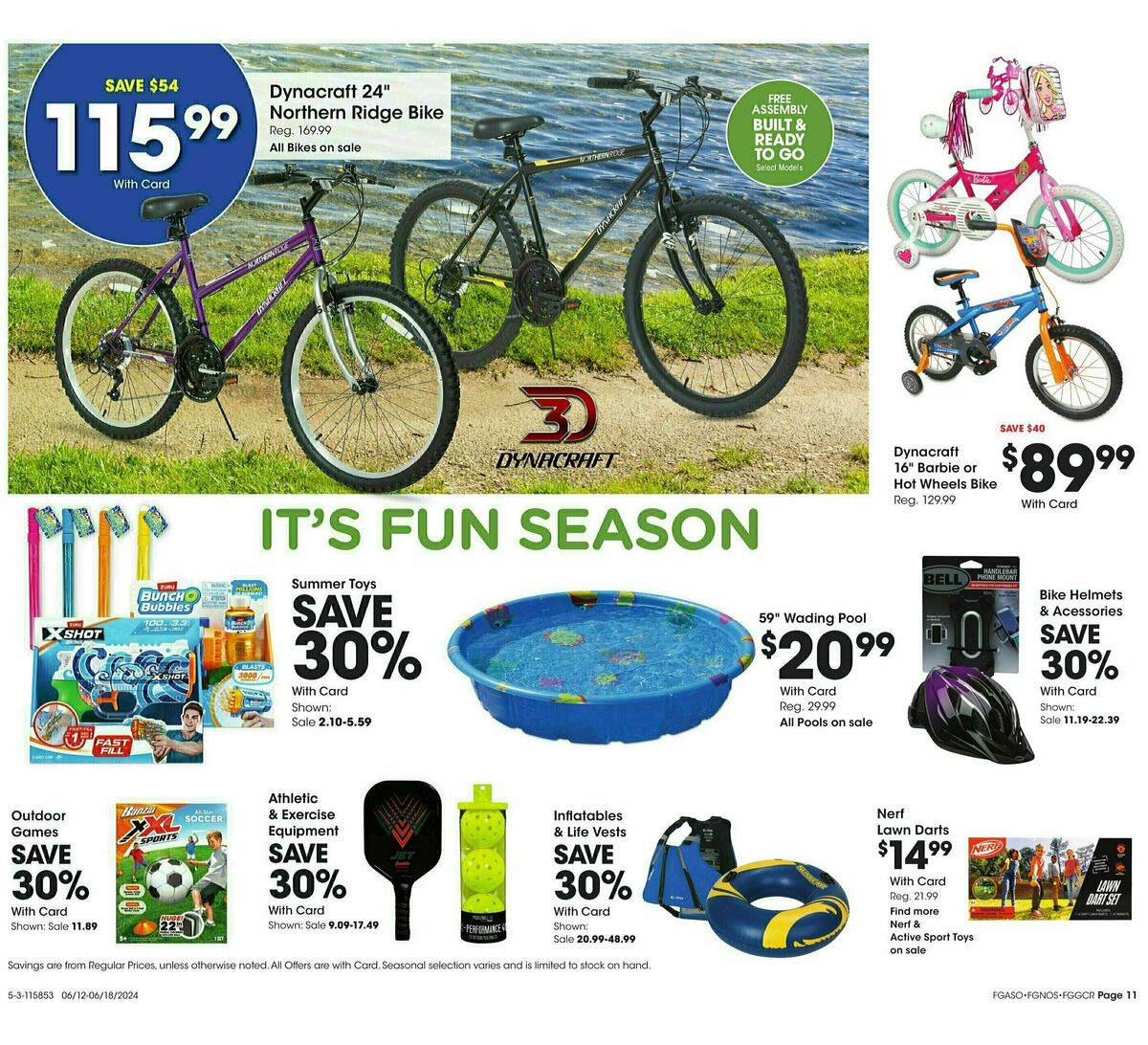 Fred Meyer General Merchandise Weekly Ad from June 12