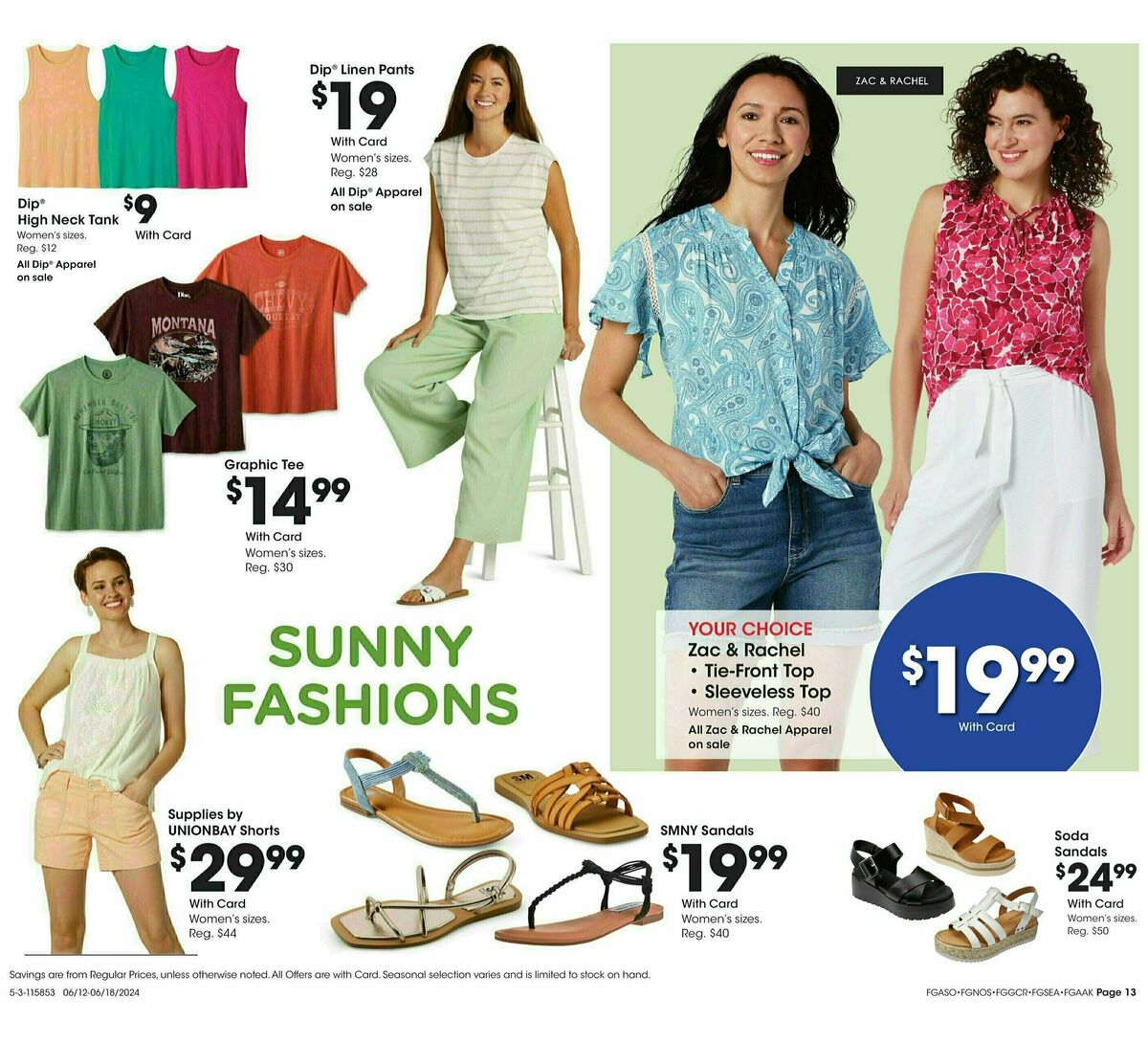 Fred Meyer General Merchandise Weekly Ad from June 12