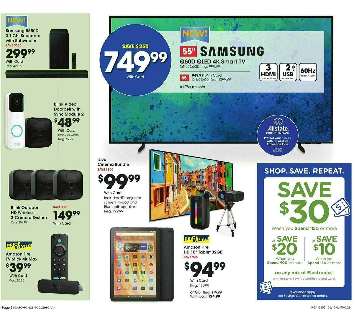 Fred Meyer General Merchandise Weekly Ad from June 12