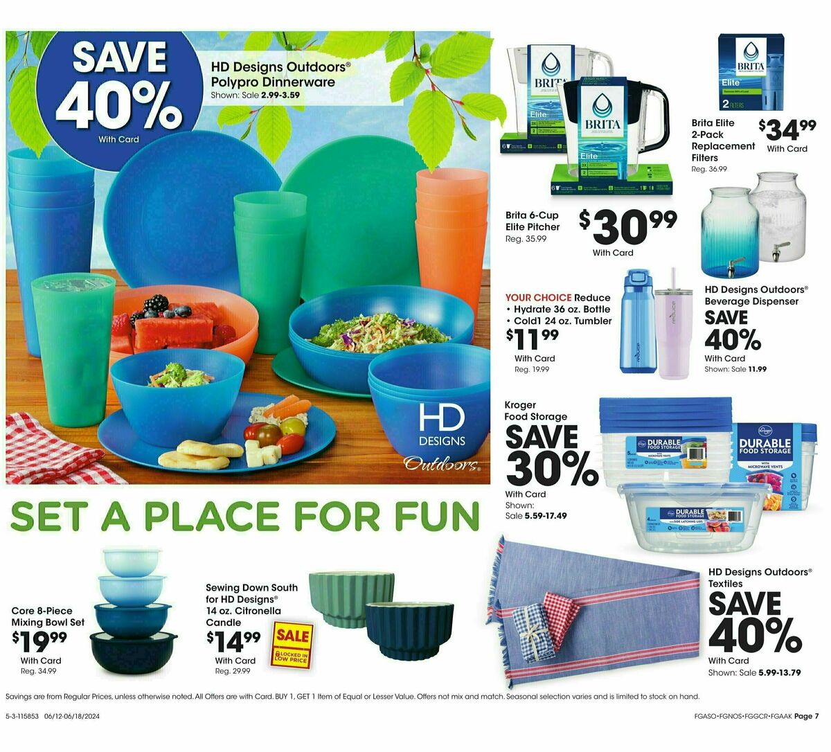 Fred Meyer General Merchandise Weekly Ad from June 12