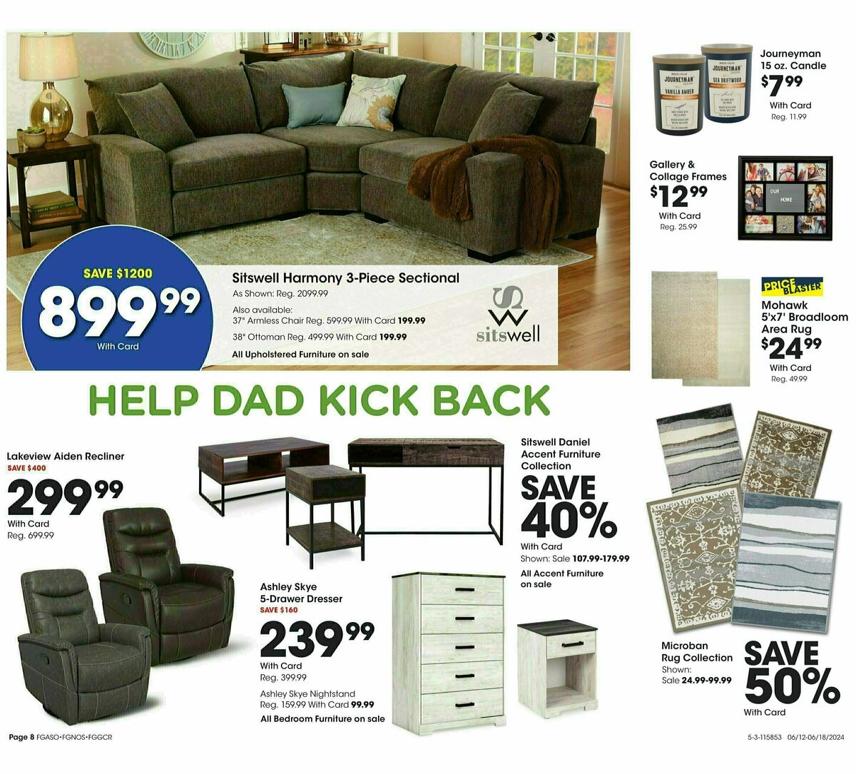 Fred Meyer General Merchandise Weekly Ad from June 12