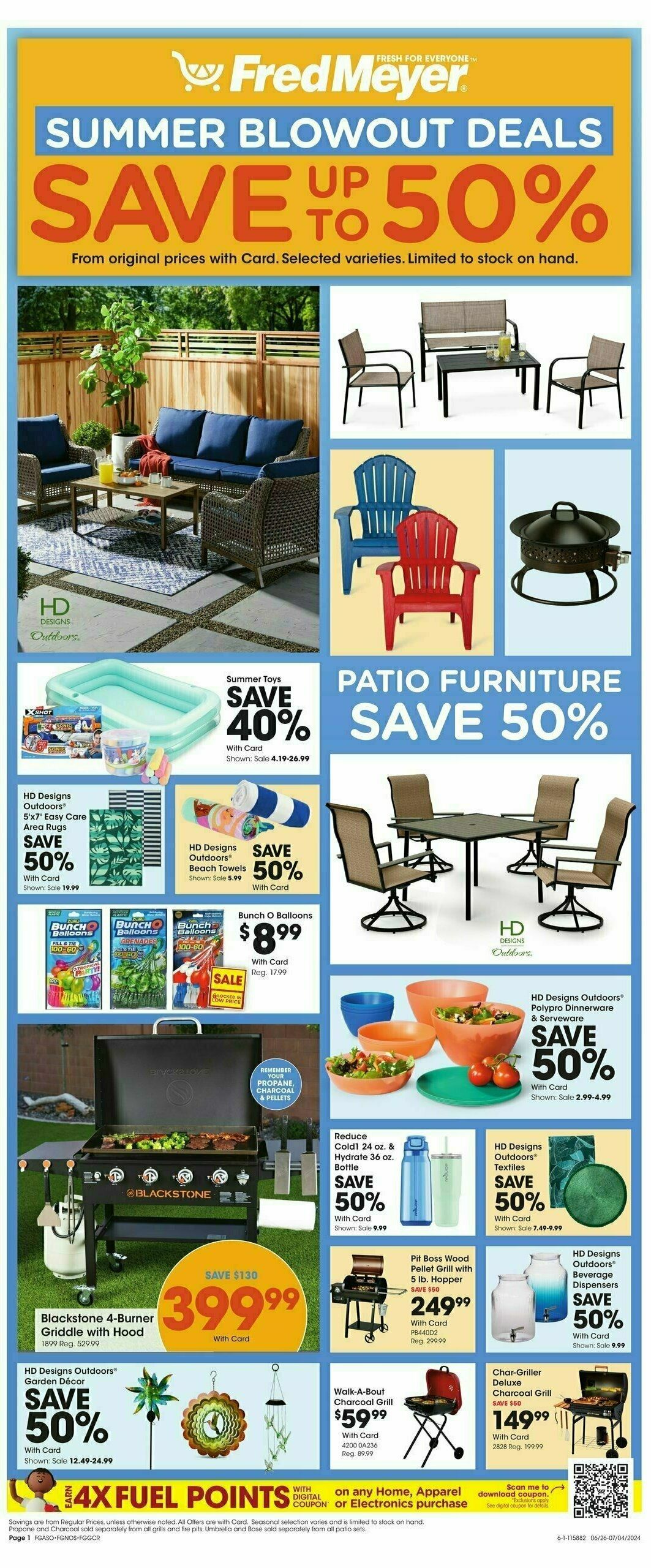 Fred Meyer General Merchandise Weekly Ad from June 26