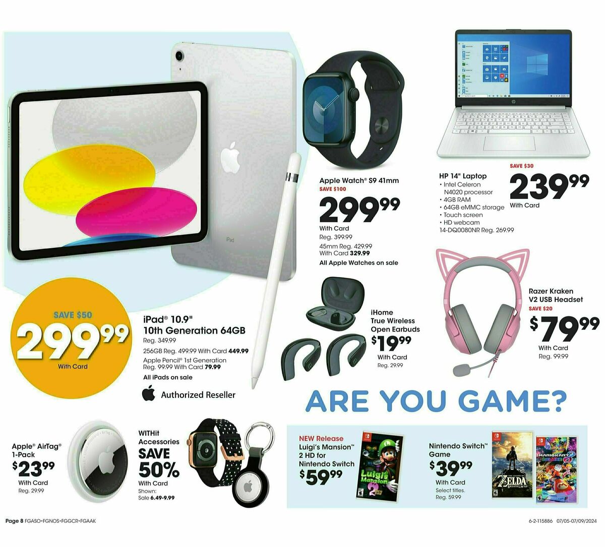 Fred Meyer Summer Weekly Ad from July 5