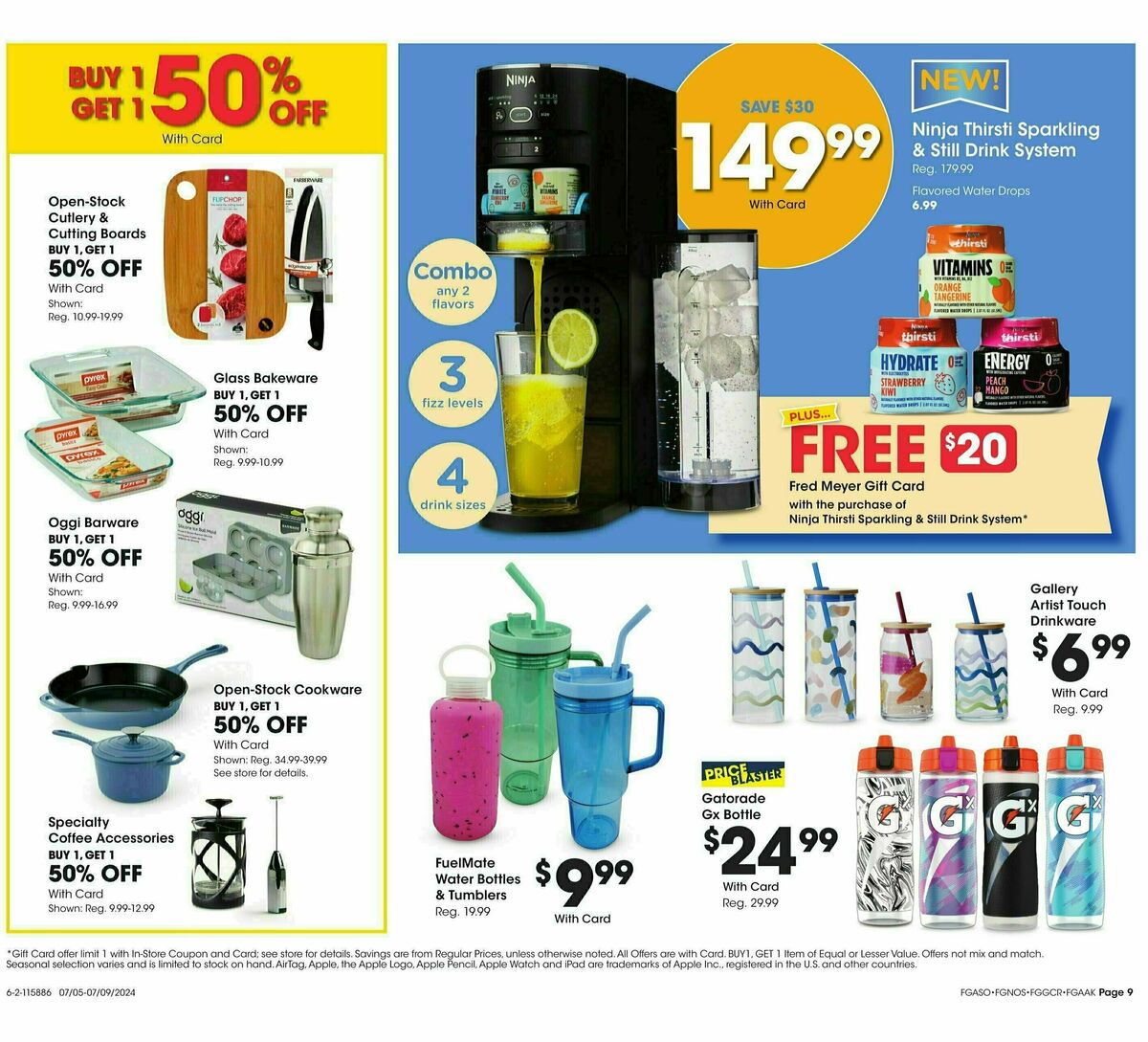 Fred Meyer Summer Weekly Ad from July 5