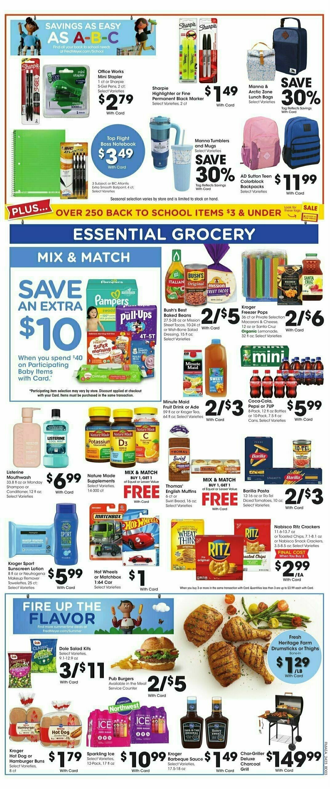 Fred Meyer Weekly Ad from July 10