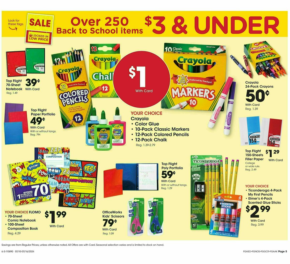 Fred Meyer General Merchandise Weekly Ad from July 10