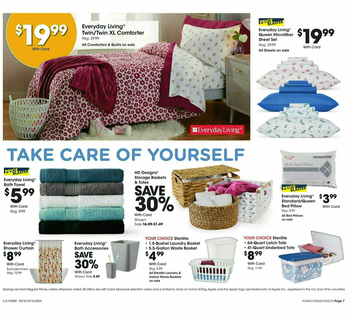 Fred Meyer General Merchandise Weekly Ad from July 10