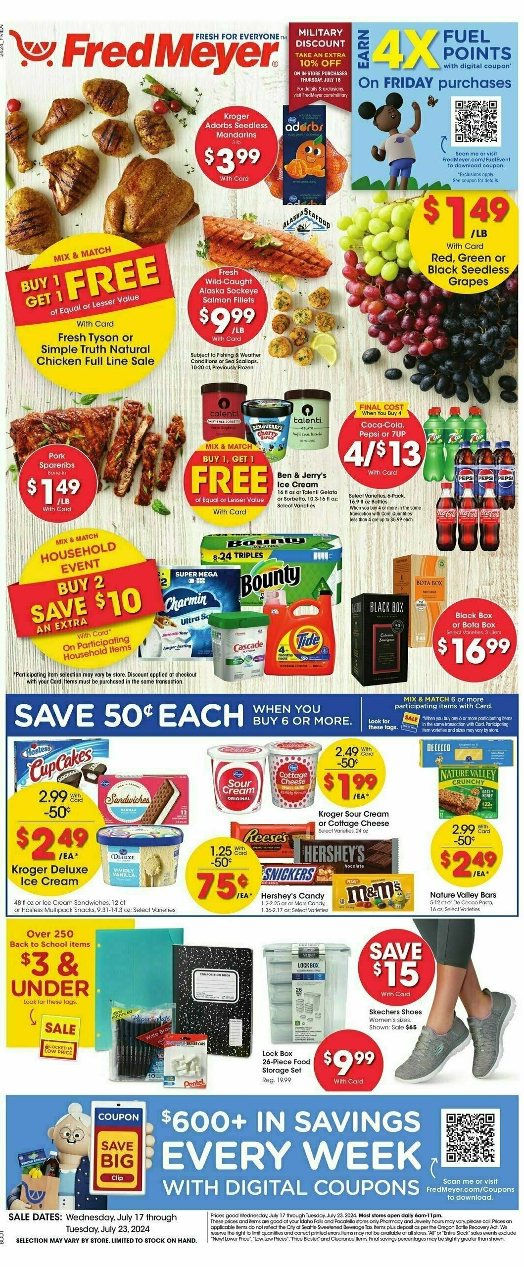 Fred Meyer Weekly Ad from July 17