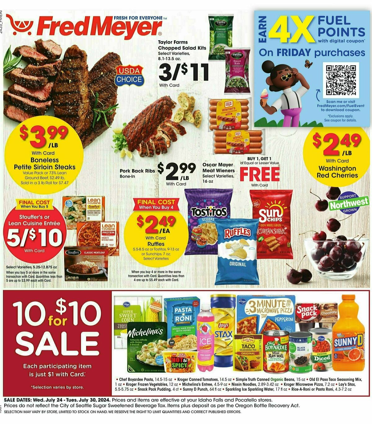 Fred Meyer Weekly Ad from July 24