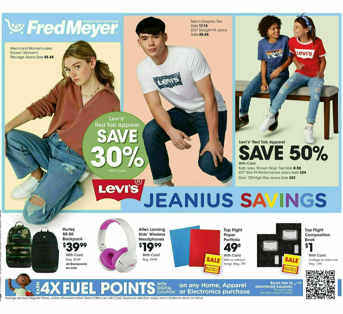 Fred Meyer General Merchandise Weekly Ad from July 24