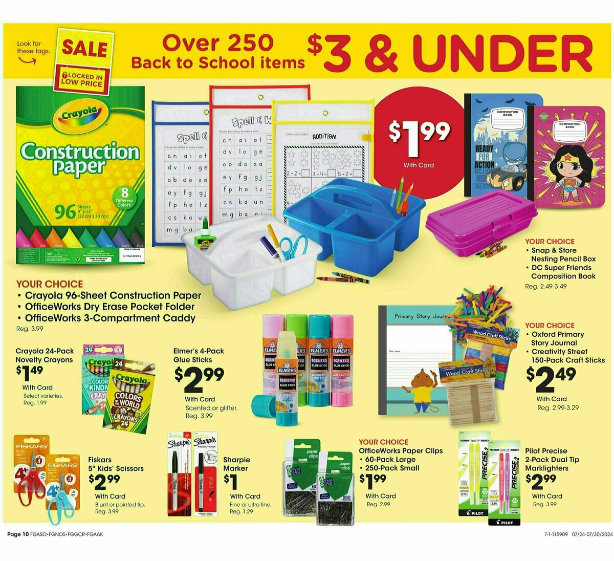 Fred Meyer General Merchandise Weekly Ad from July 24