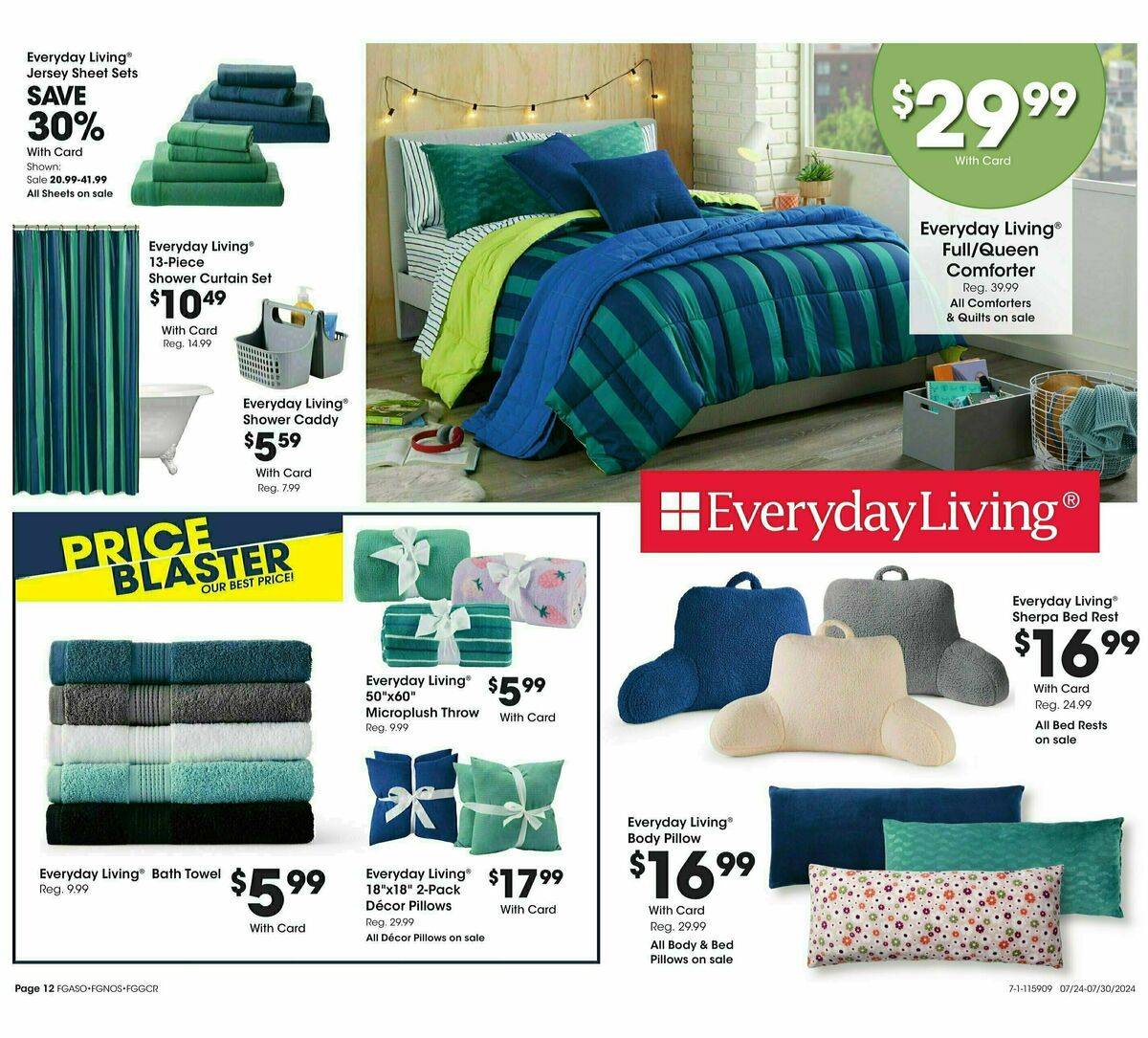 Fred Meyer General Merchandise Weekly Ad from July 24