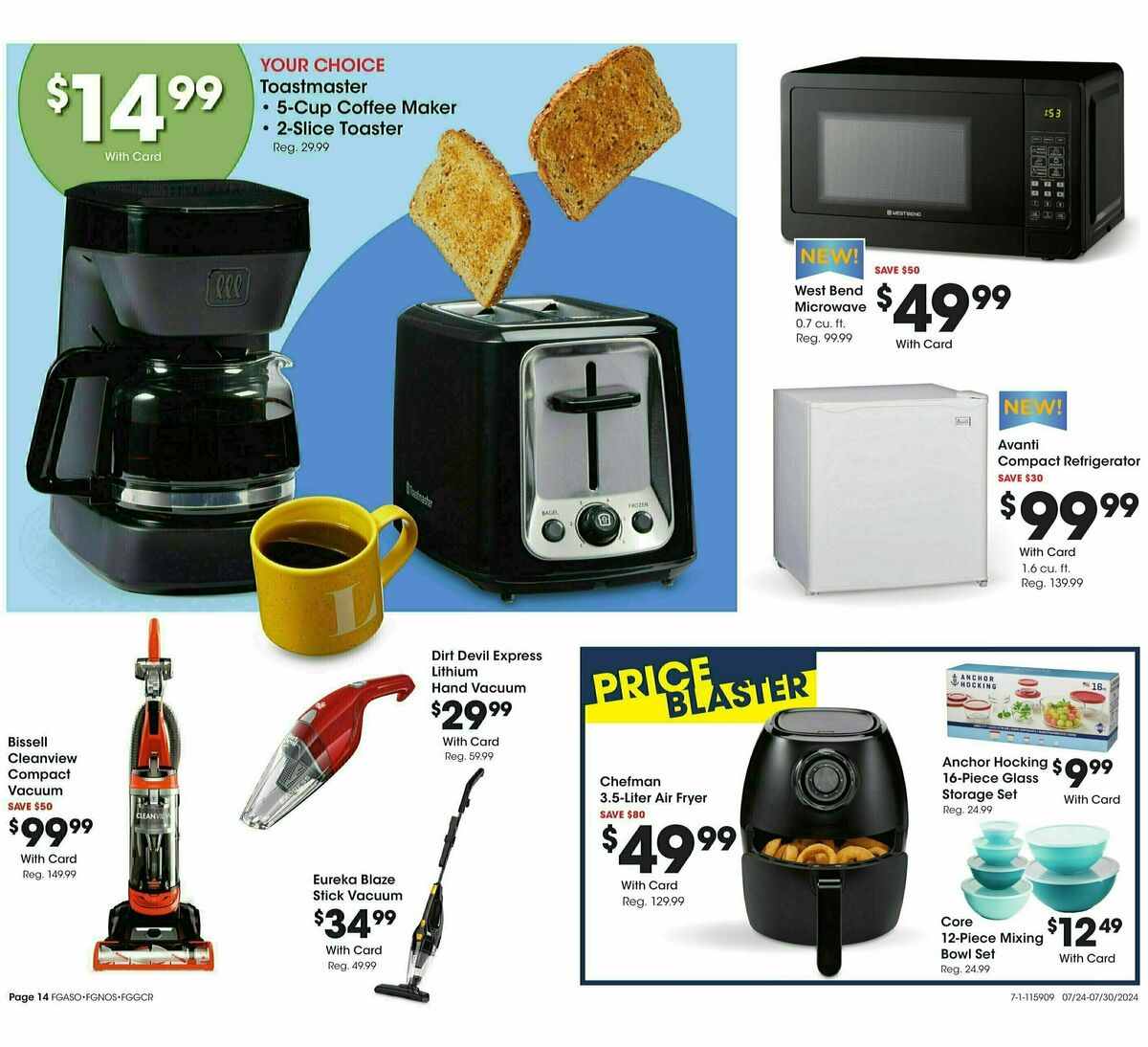 Fred Meyer General Merchandise Weekly Ad from July 24