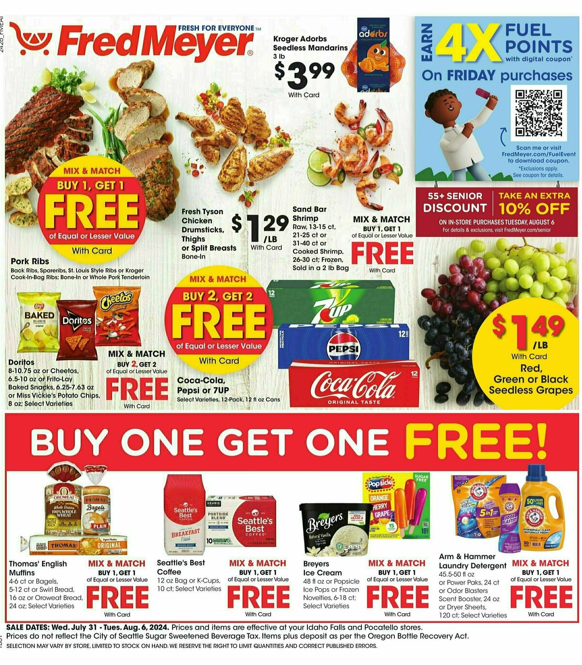 Fred Meyer Weekly Ad from July 31