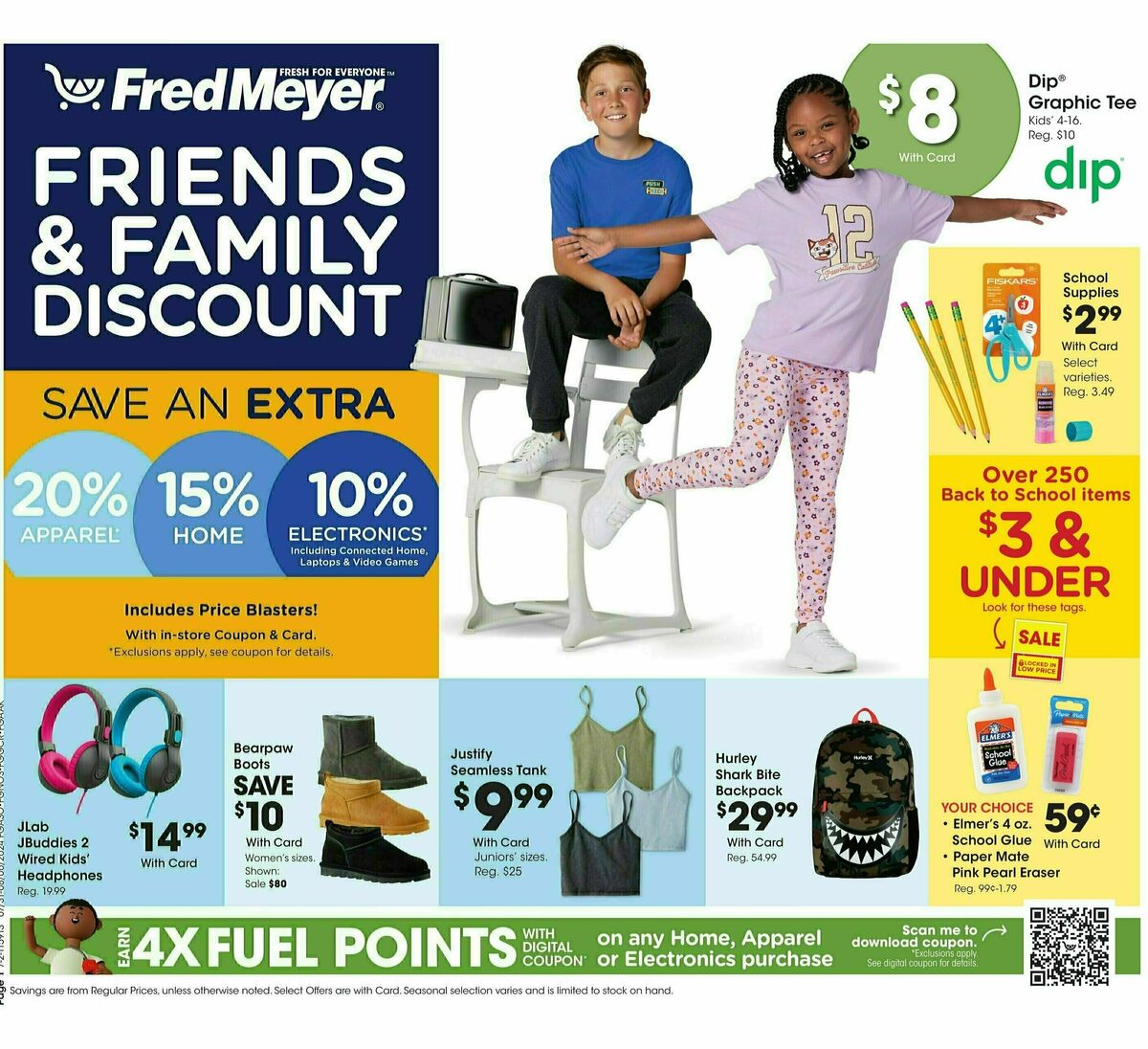 Fred Meyer General Merchandise Weekly Ad from July 31