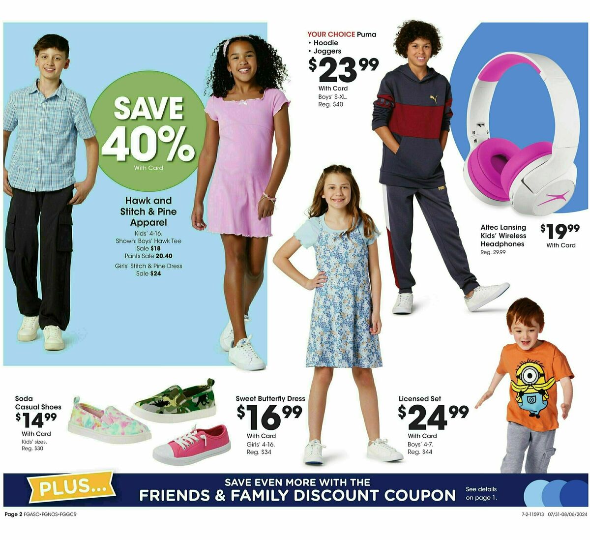 Fred Meyer General Merchandise Weekly Ad from July 31