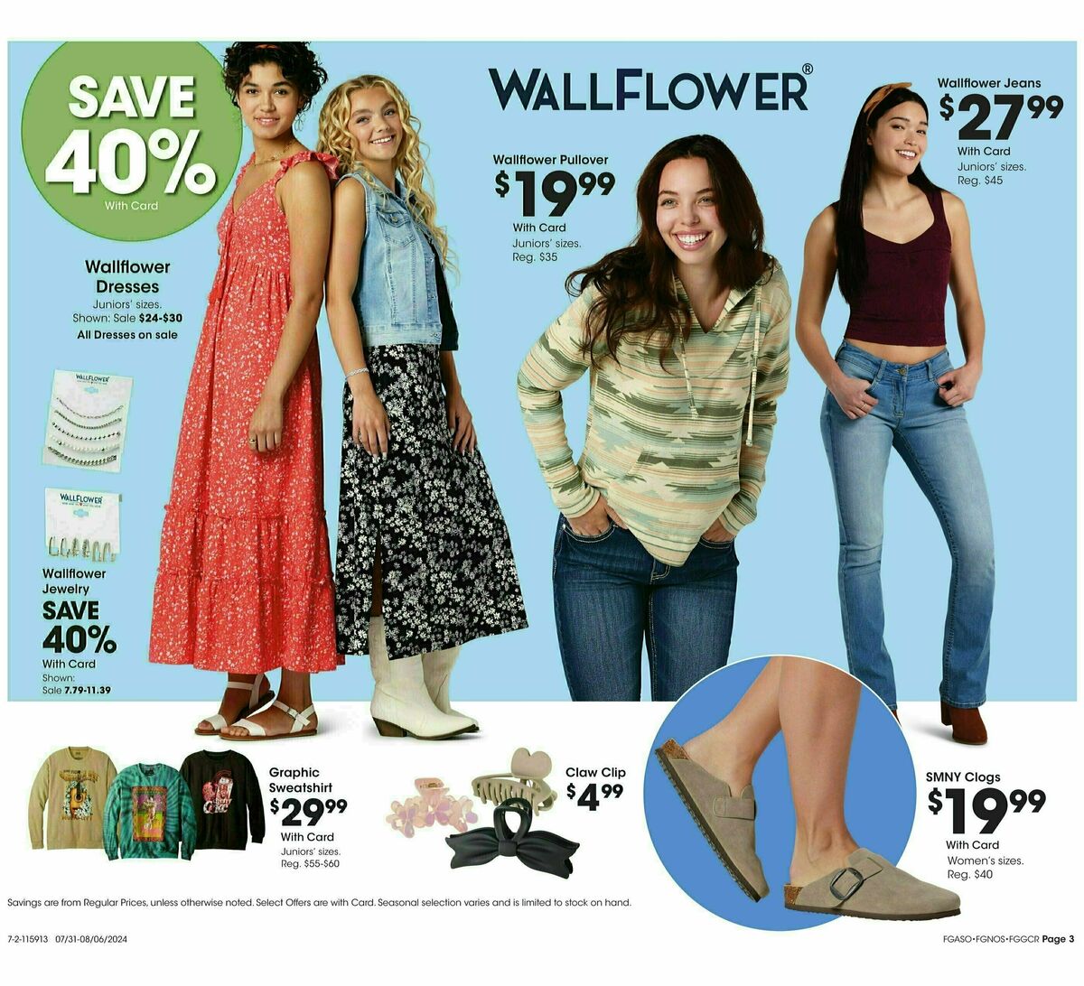 Fred Meyer General Merchandise Weekly Ad from July 31