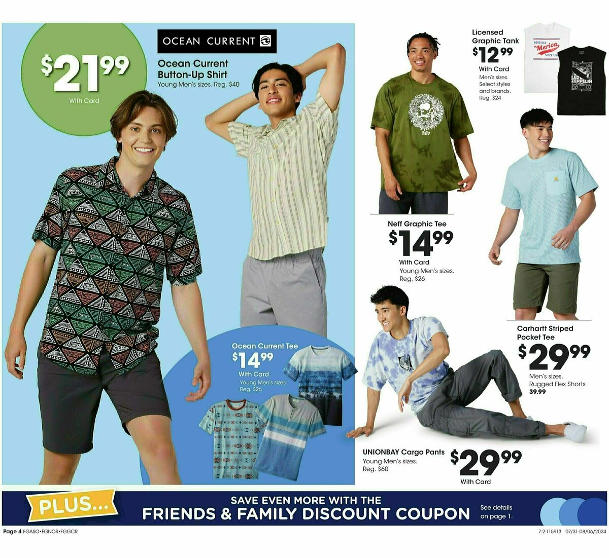 Fred Meyer General Merchandise Weekly Ad from July 31