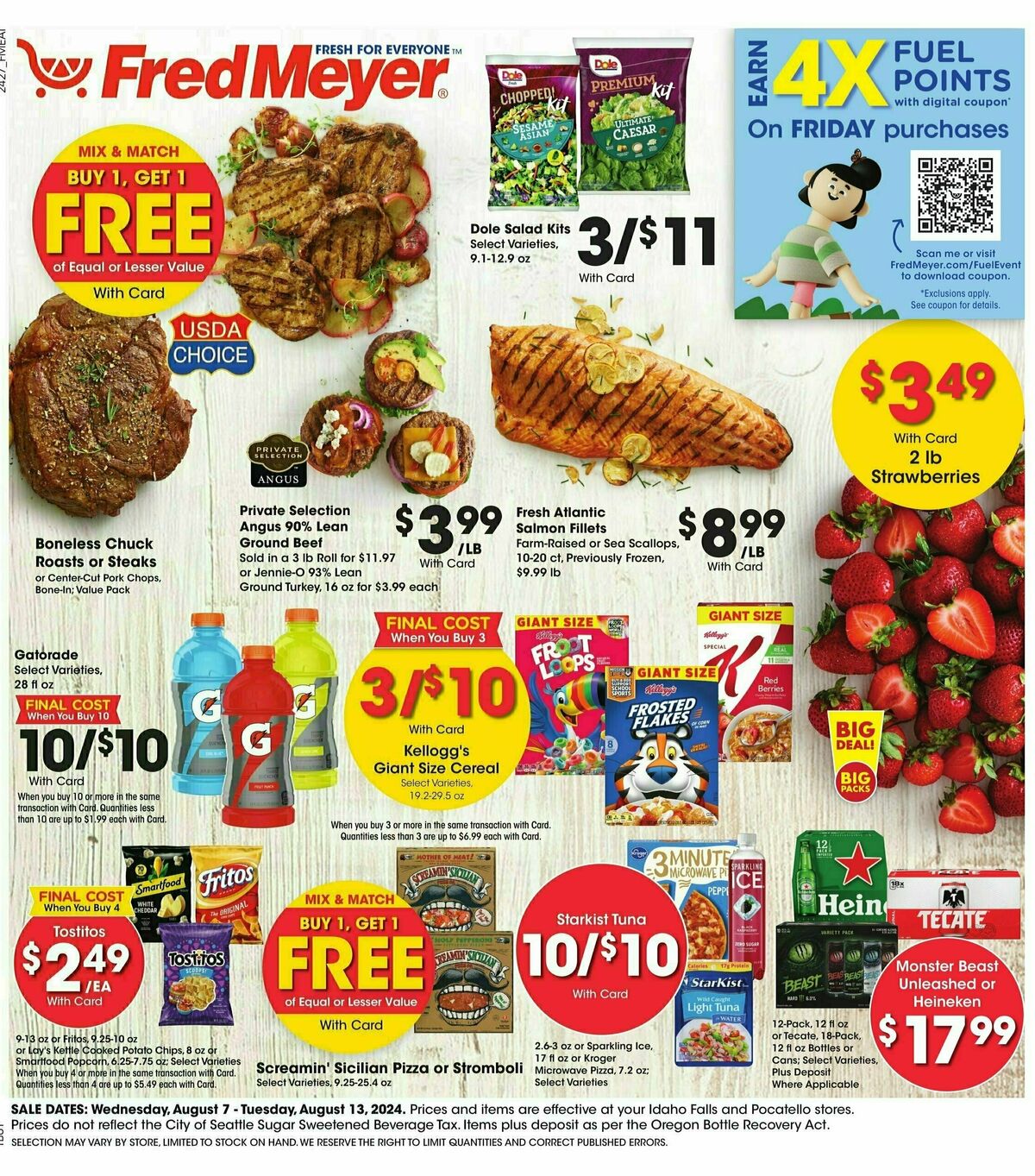 Fred Meyer Weekly Ad from August 7