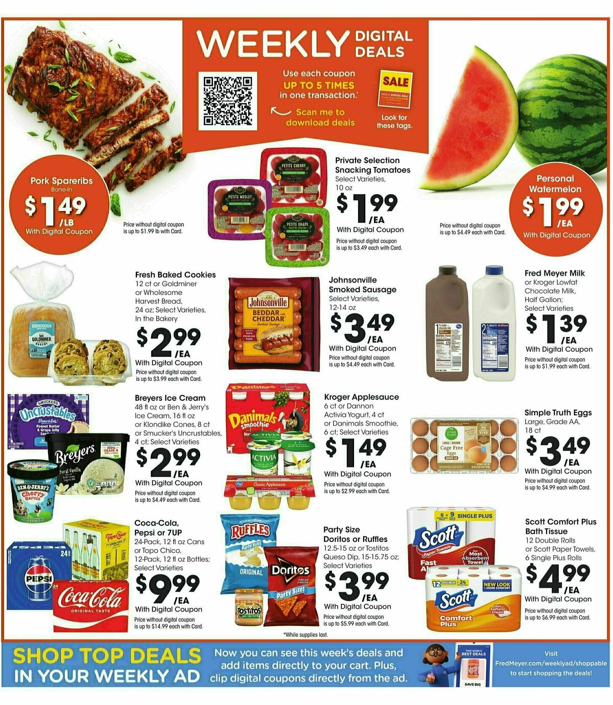 Fred Meyer Weekly Ad from August 7