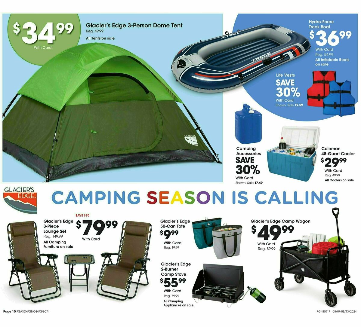 Fred Meyer General Merchandise Weekly Ad from August 7