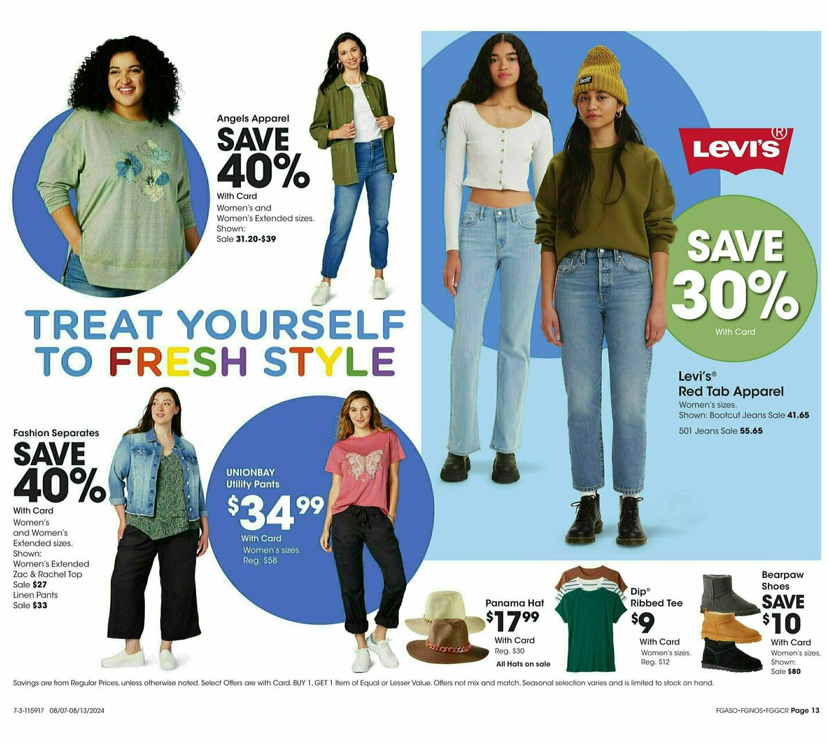 Fred Meyer General Merchandise Weekly Ad from August 7