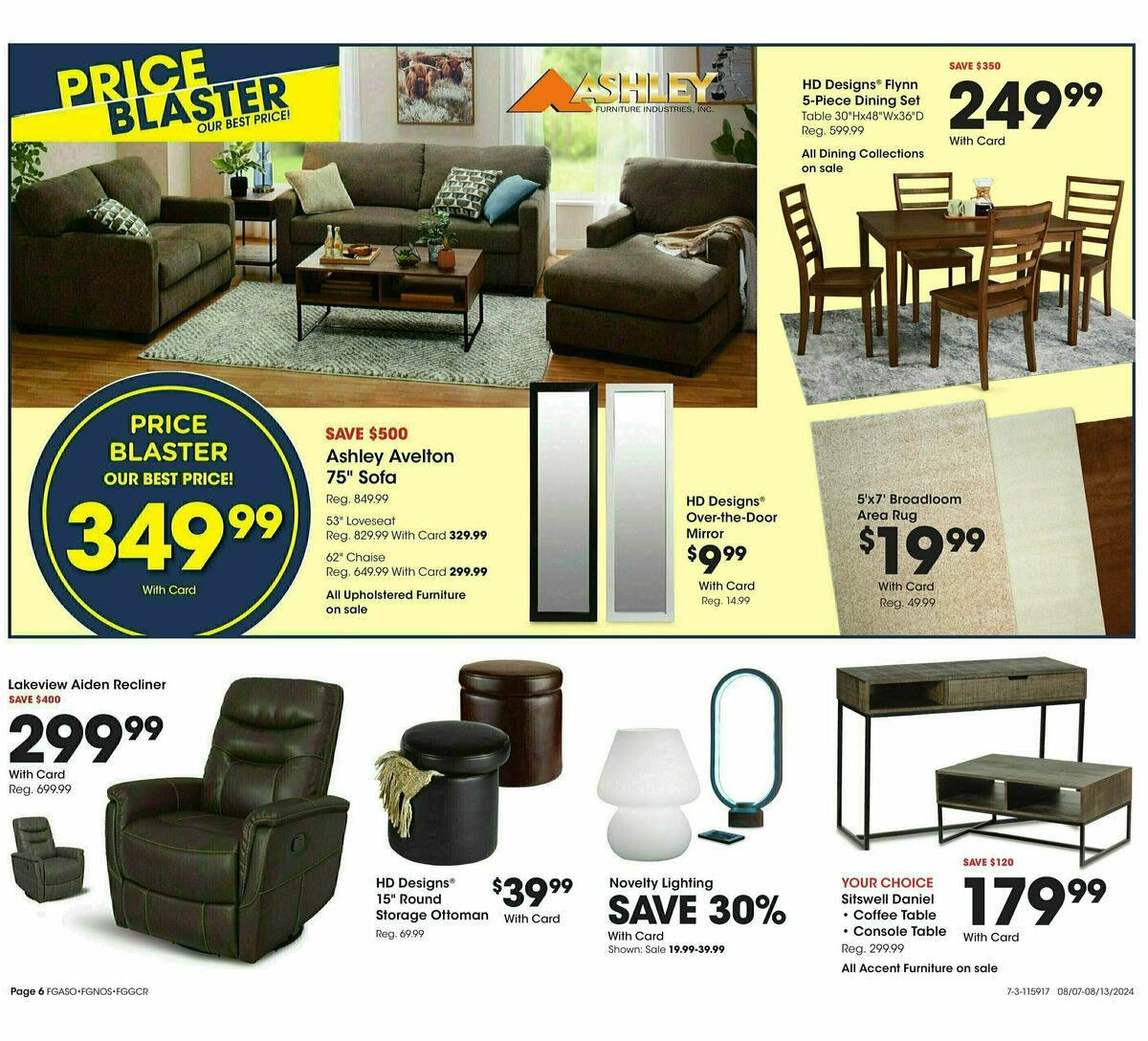 Fred Meyer General Merchandise Weekly Ad from August 7