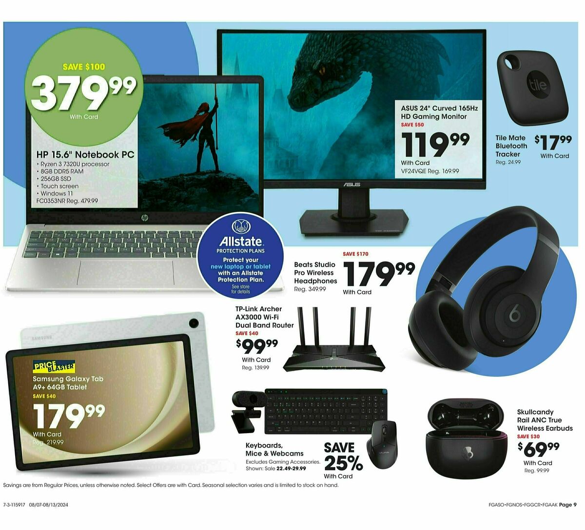 Fred Meyer General Merchandise Weekly Ad from August 7