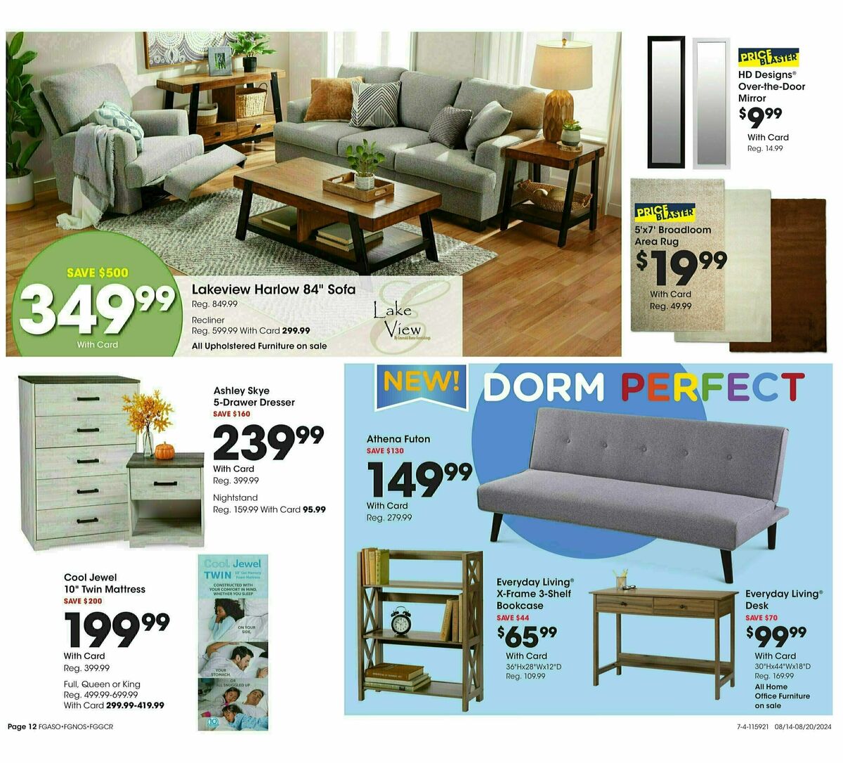 Fred Meyer General Merchandise Weekly Ad from August 14