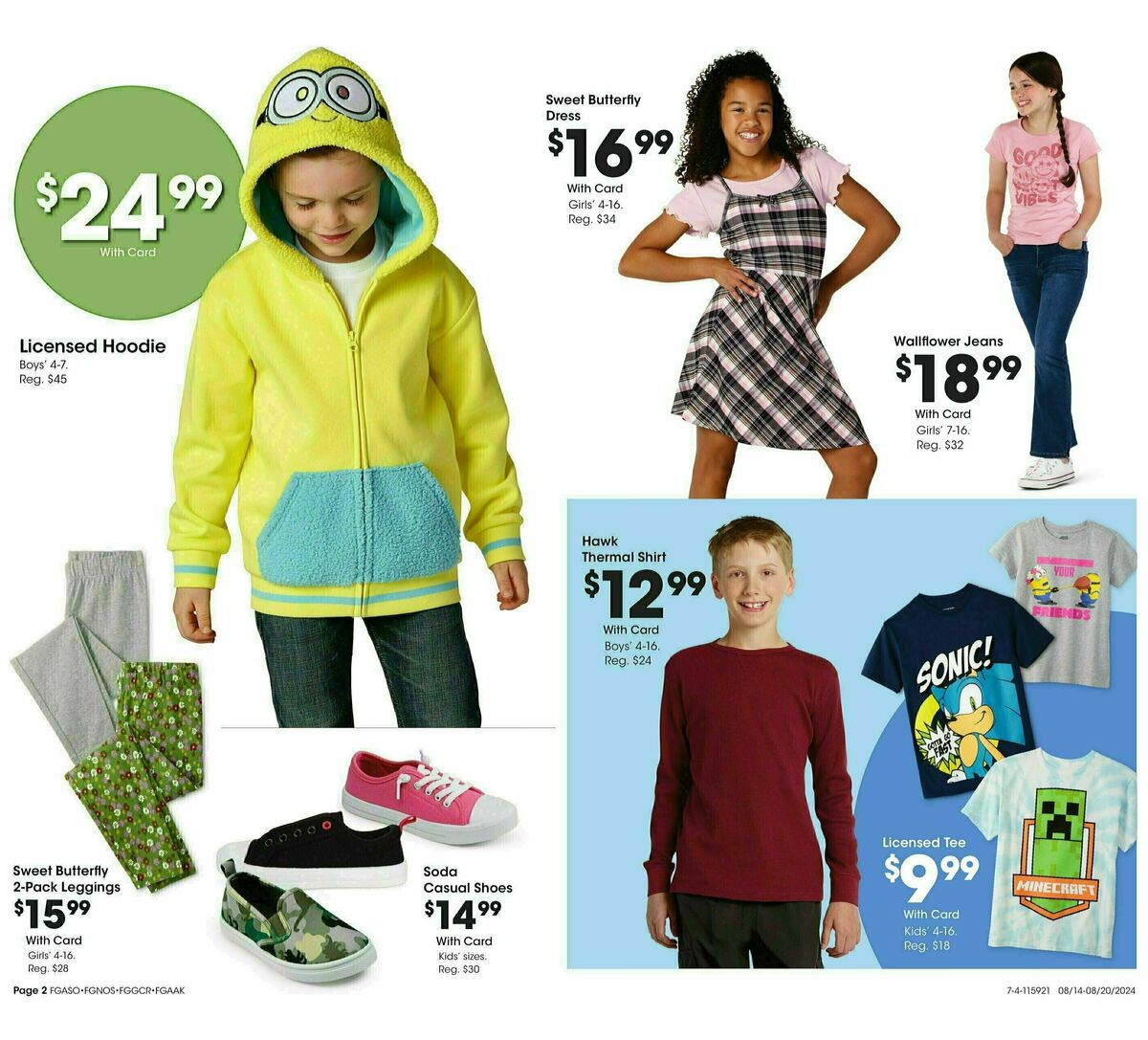 Fred Meyer General Merchandise Weekly Ad from August 14