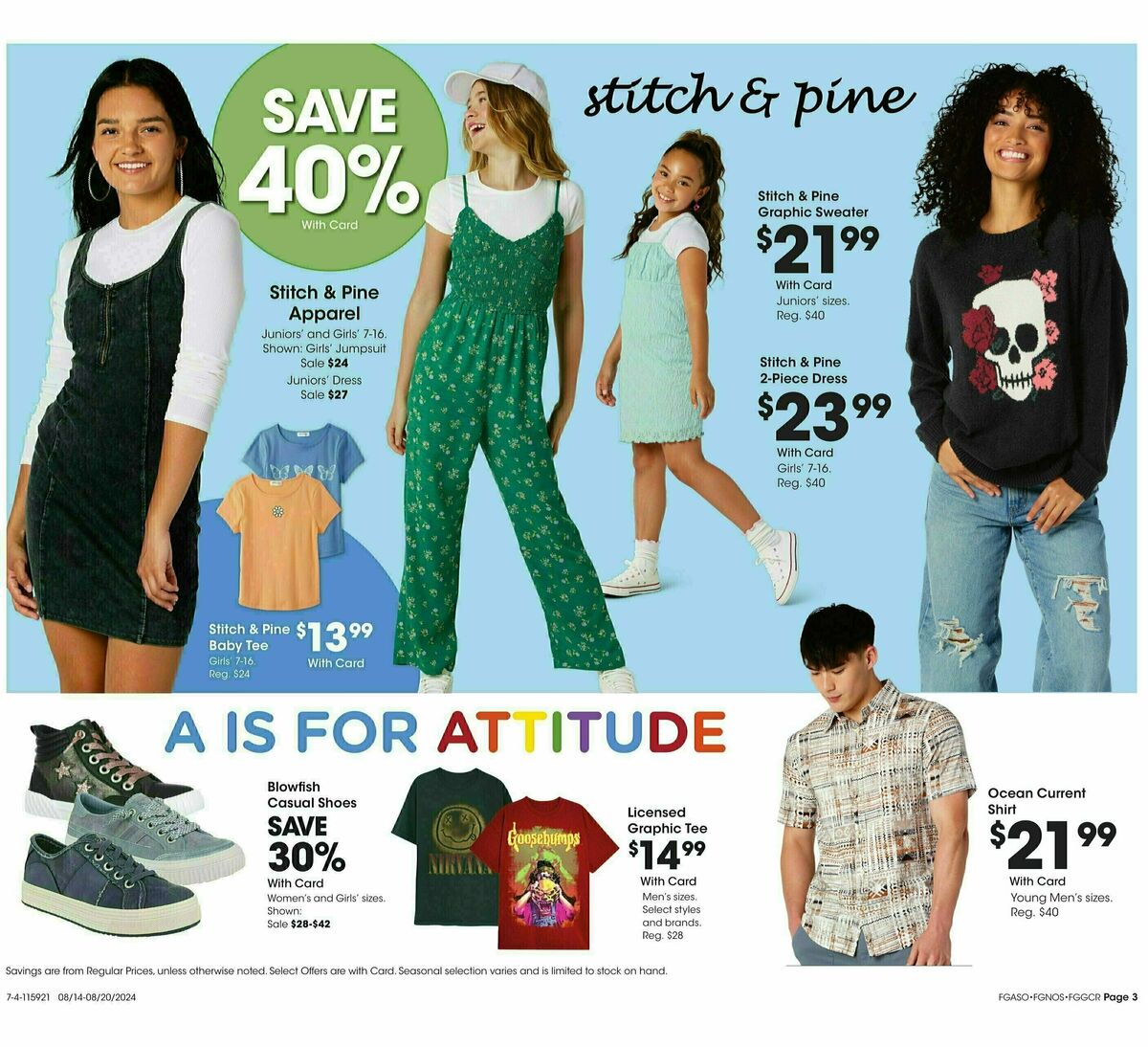 Fred Meyer General Merchandise Weekly Ad from August 14