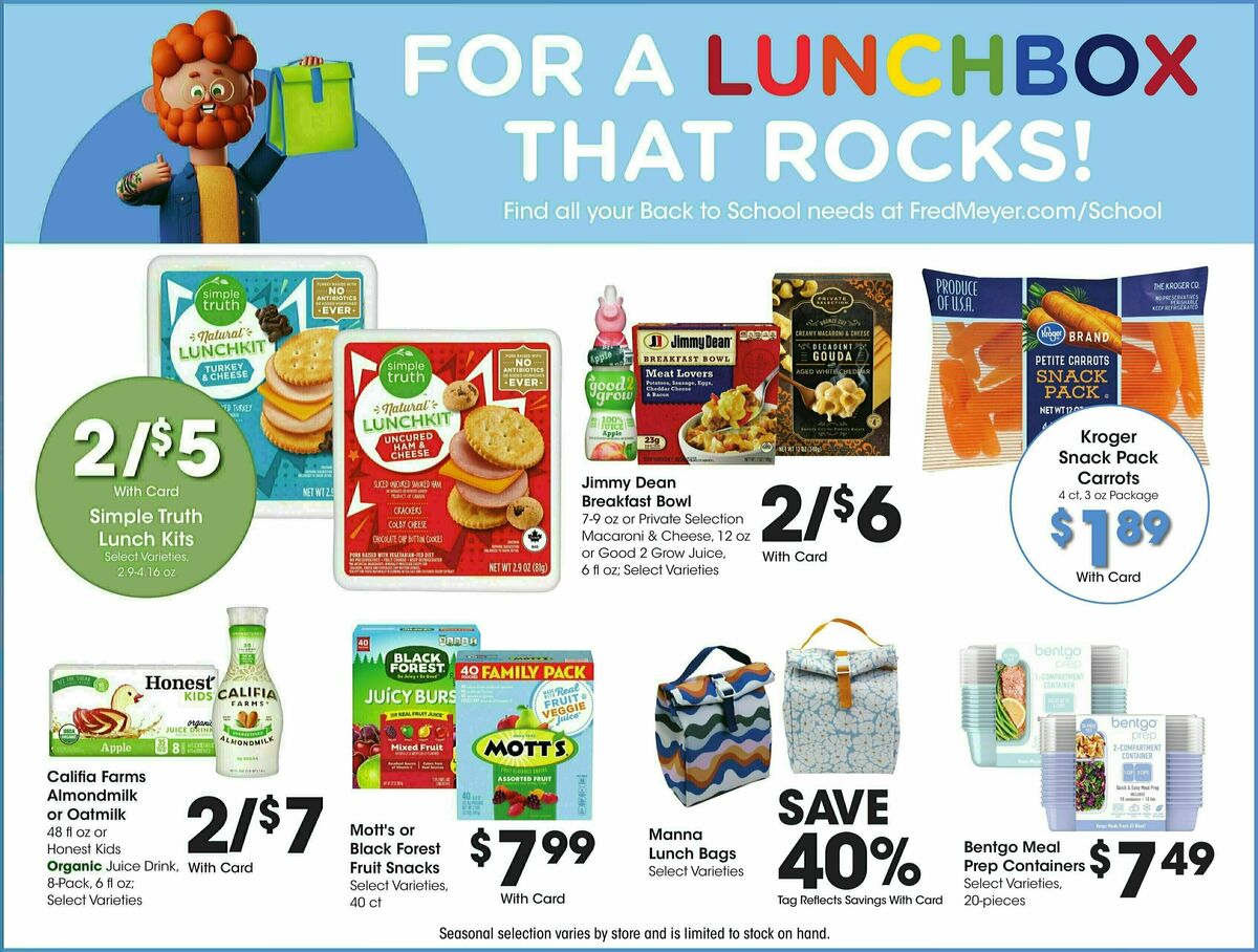 Fred Meyer Weekly Ad from August 21