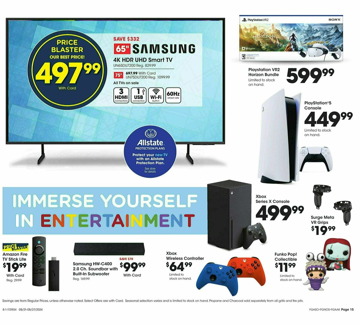 Fred Meyer General Merchandise Weekly Ad from August 21