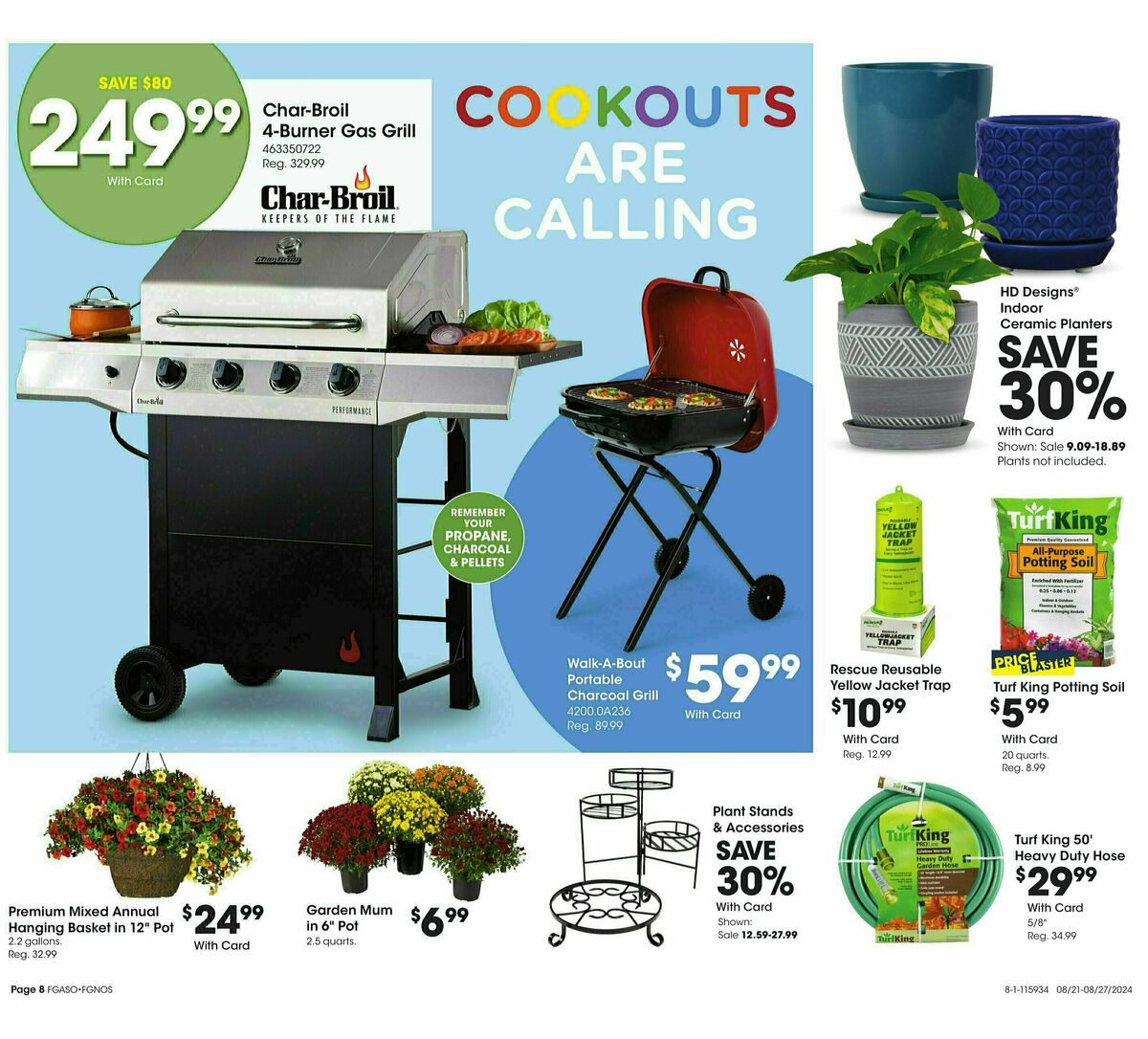 Fred Meyer General Merchandise Weekly Ad from August 21