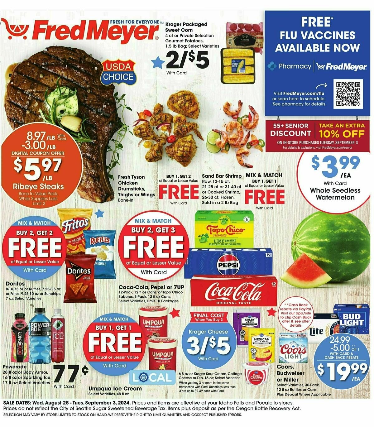 Fred Meyer Weekly Ad from August 28