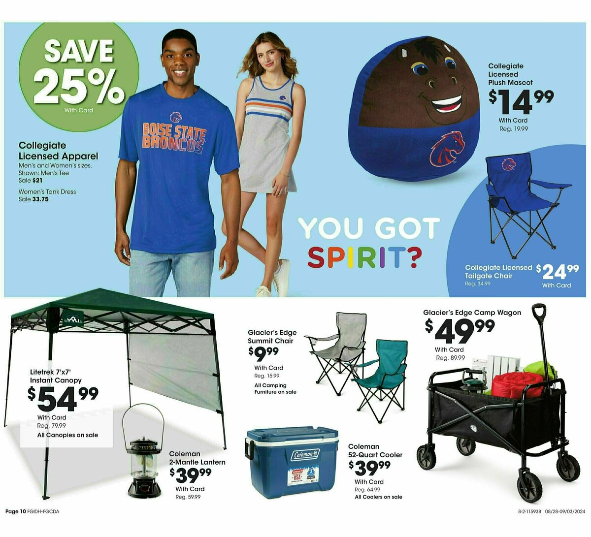 Fred Meyer General Merchandise Weekly Ad from August 28