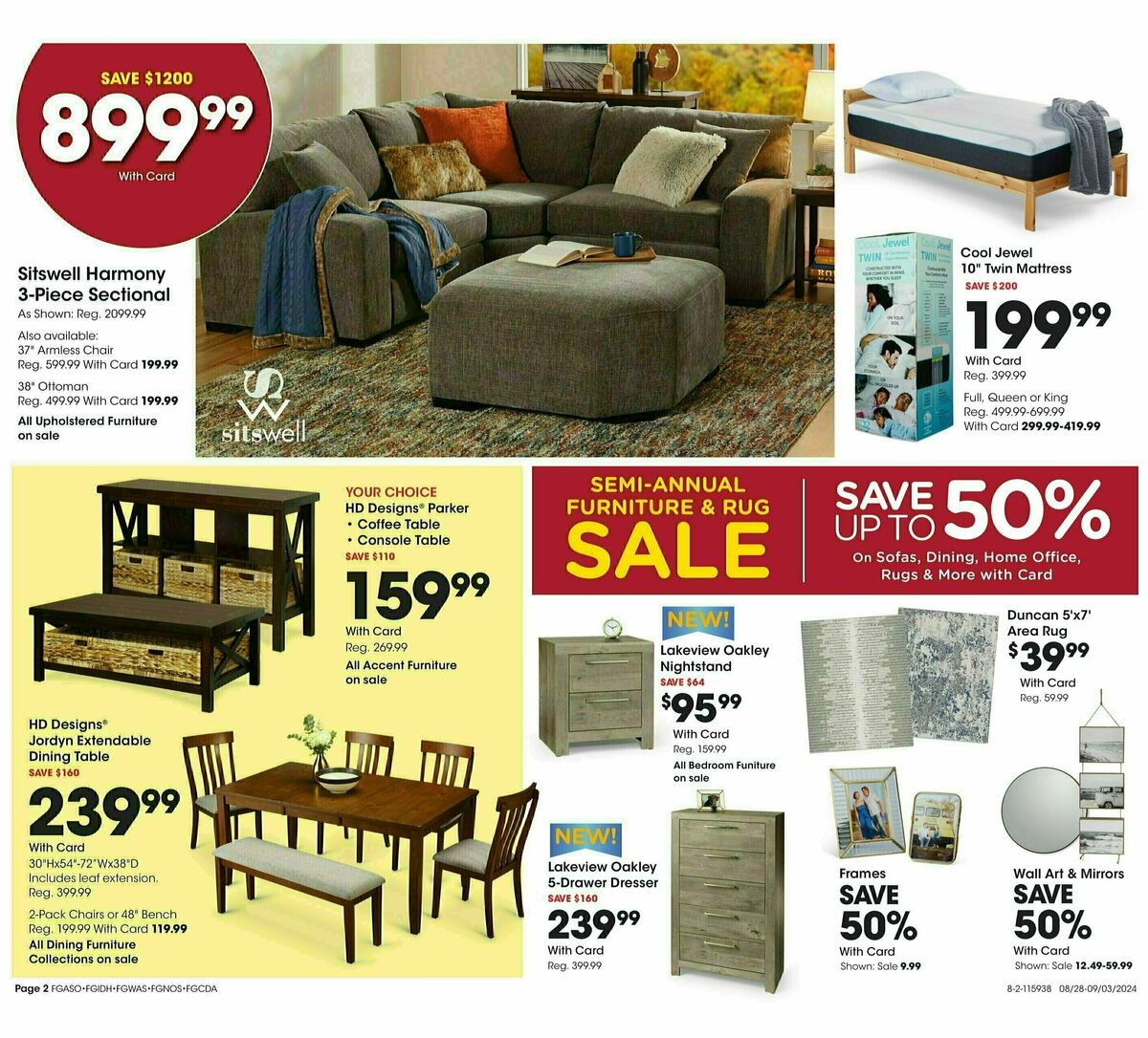 Fred Meyer General Merchandise Weekly Ad from August 28