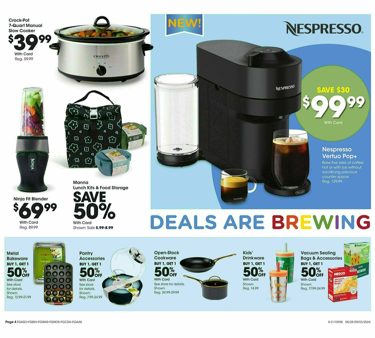 Fred Meyer General Merchandise Weekly Ad from August 28