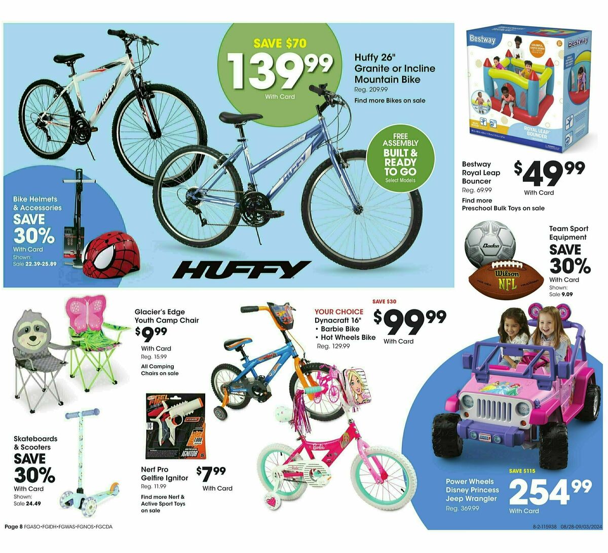 Fred Meyer General Merchandise Weekly Ad from August 28