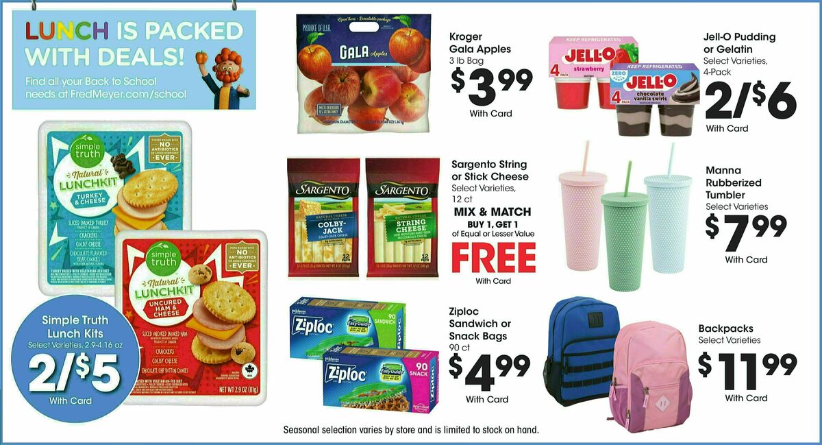 Fred Meyer Weekly Ad from September 4