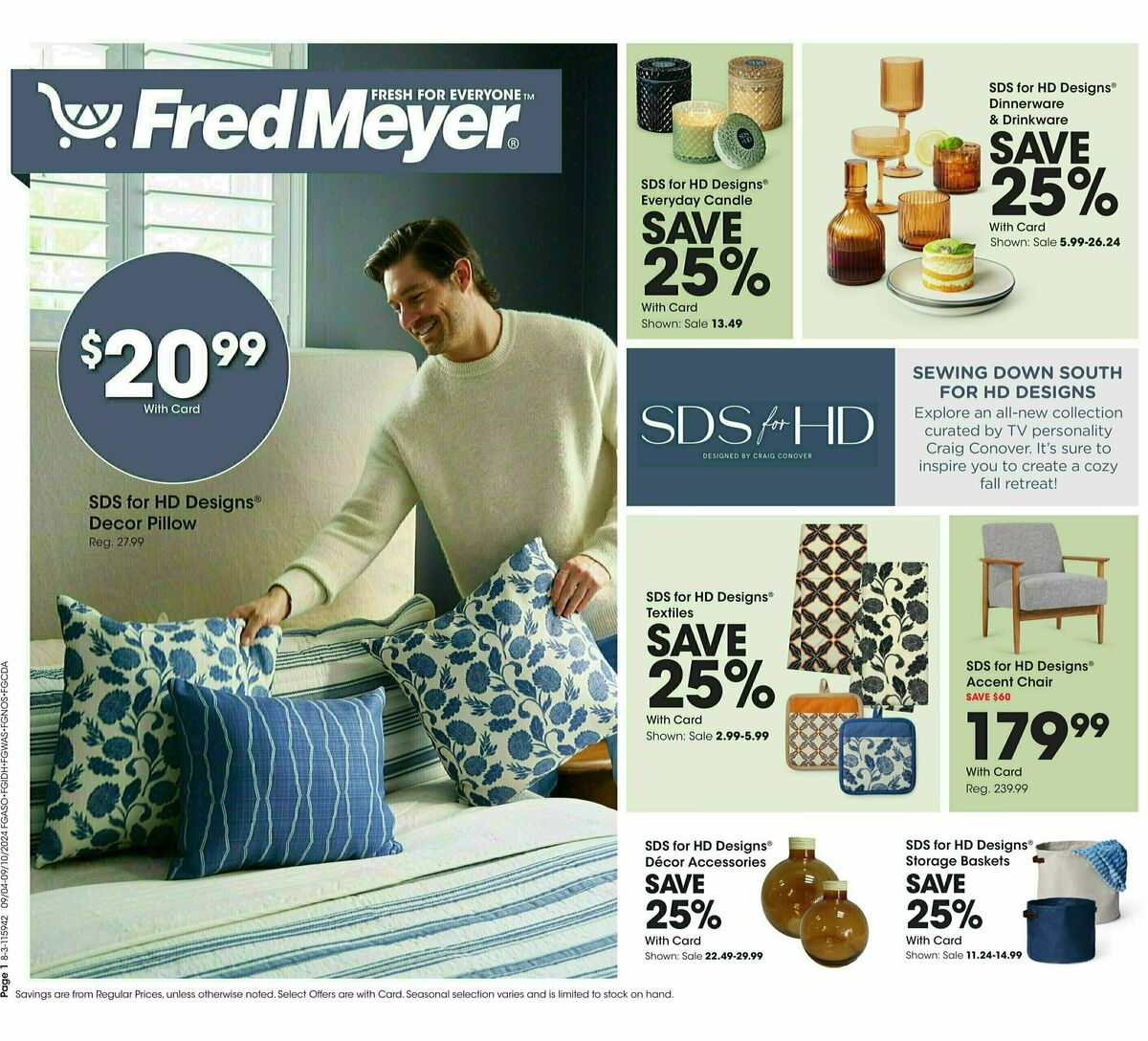 Fred Meyer General Merchandise Weekly Ad from September 4