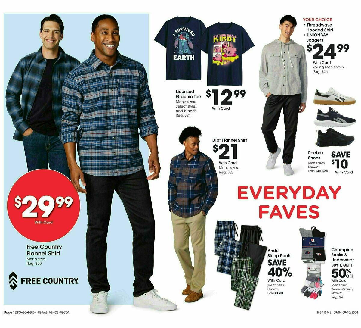 Fred Meyer General Merchandise Weekly Ad from September 4