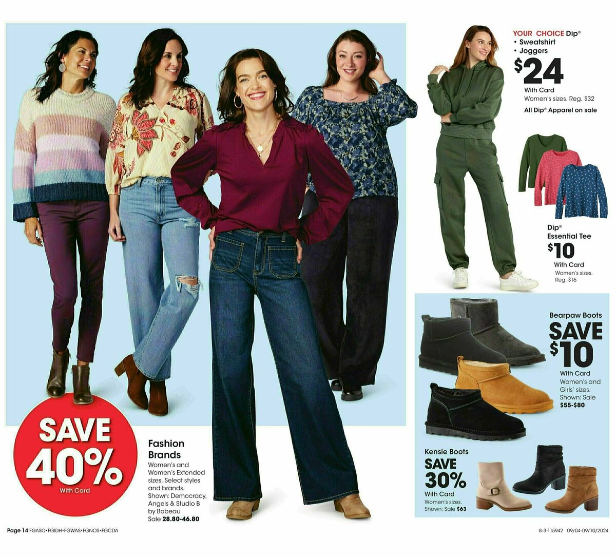 Fred Meyer General Merchandise Weekly Ad from September 4