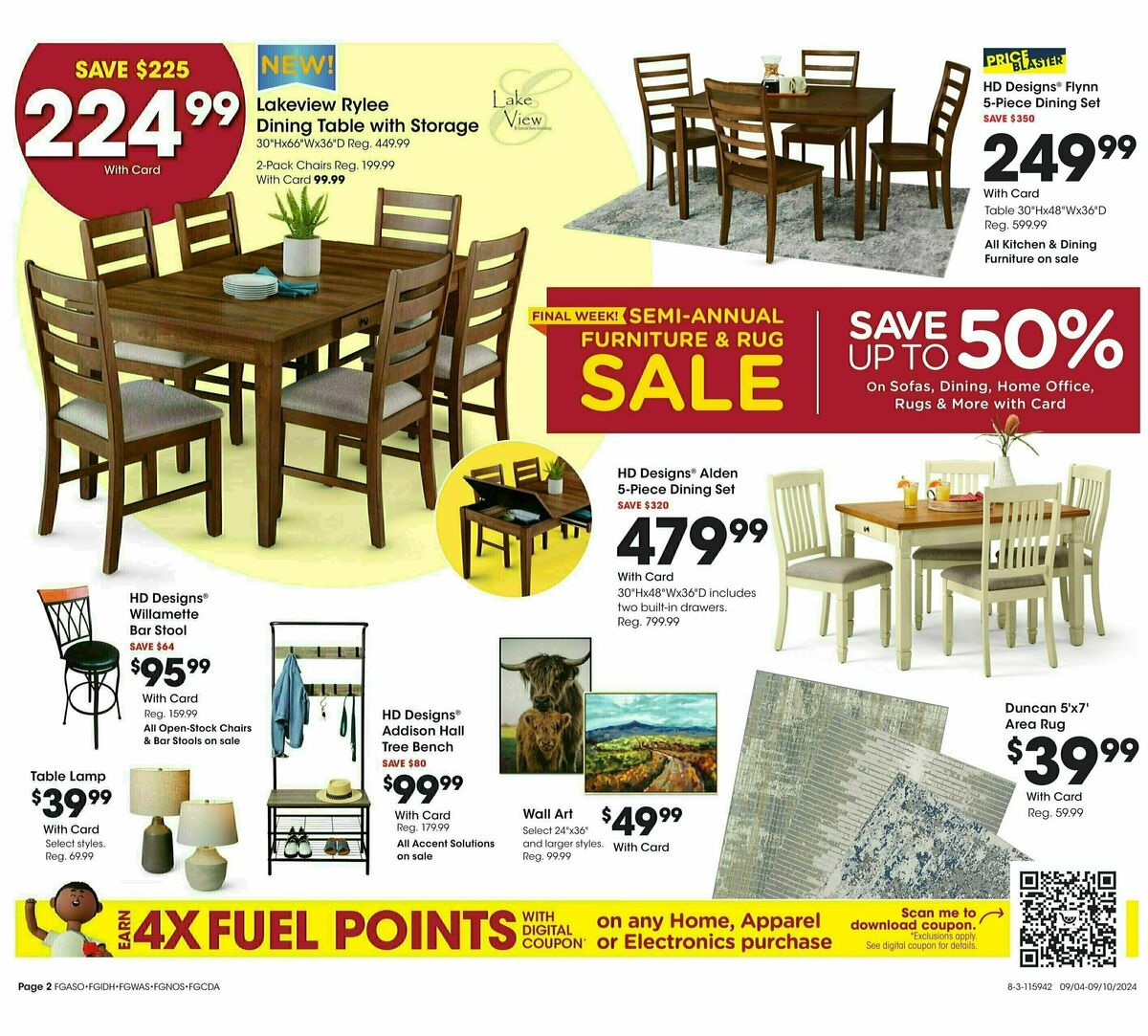 Fred Meyer General Merchandise Weekly Ad from September 4