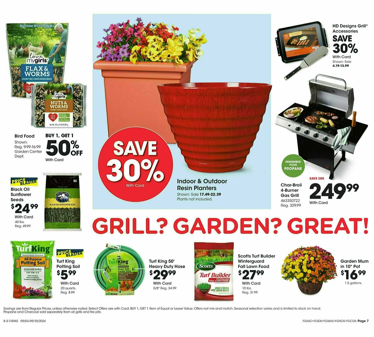 Fred Meyer General Merchandise Weekly Ad from September 4