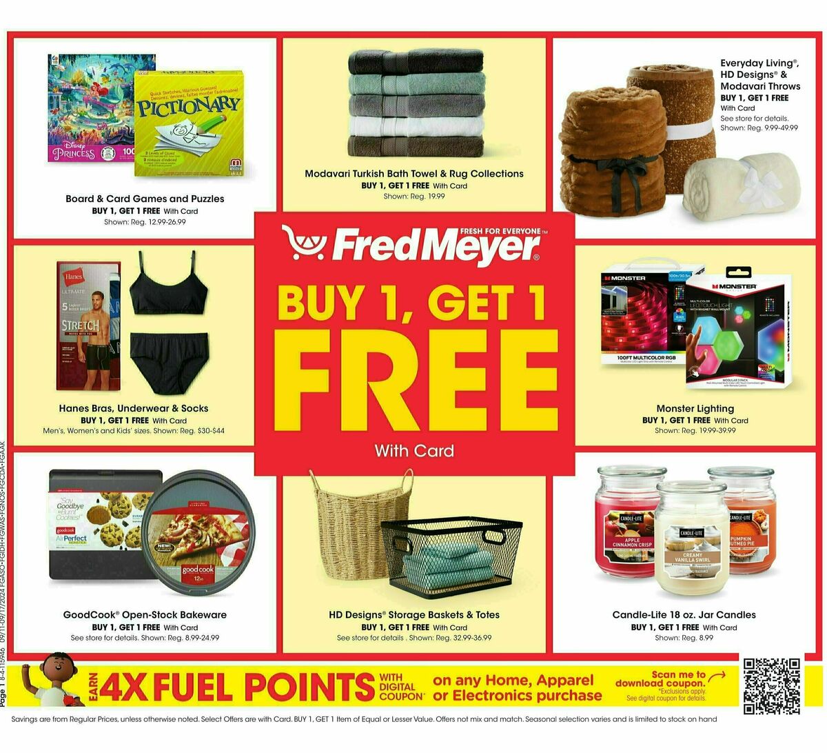 Fred Meyer Home & Apparel Weekly Ad from September 11